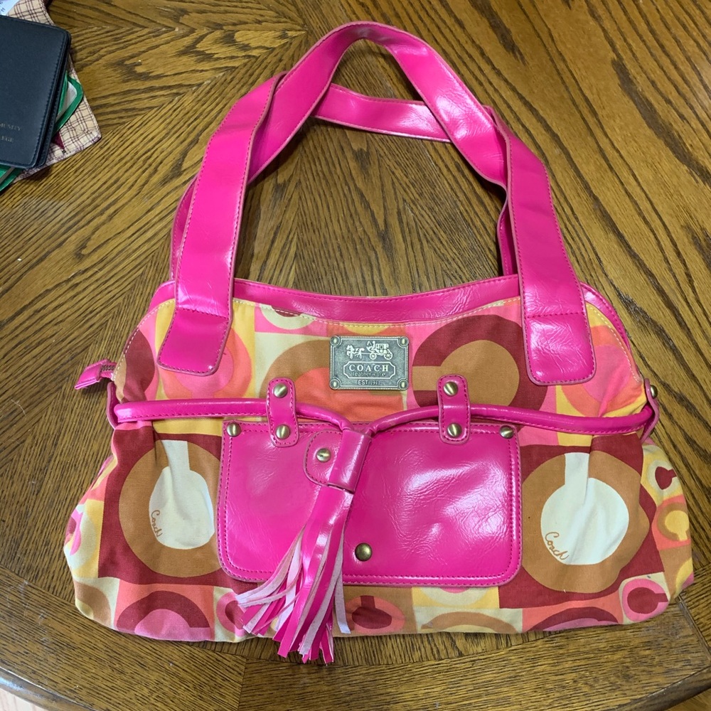 Pink Coach Purse